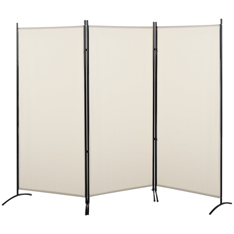 Paravent 6 panneaux 3 panneaux, Beige