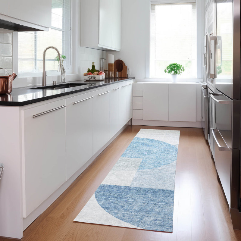 Tapis intérieur / extérieur Ayush, Tapis de couloir 2 pi 3 po x 7 pi 6 po