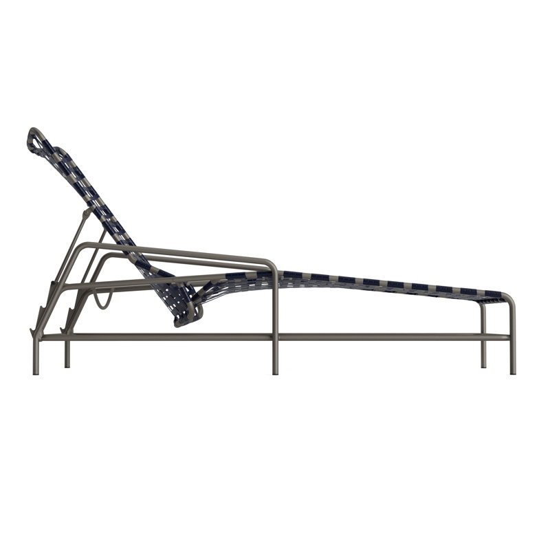 Kantan Outdoor Chaise Lounge, Marine/Mica