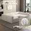 Éponge blanche compressée modulaire, 104,32 x 70,86. Méridienne. Offre un espace de détente confortable pour votre canapé-lit en forme de U avec une éponge. Sièges personnalisés. Aucune installation-1268695783