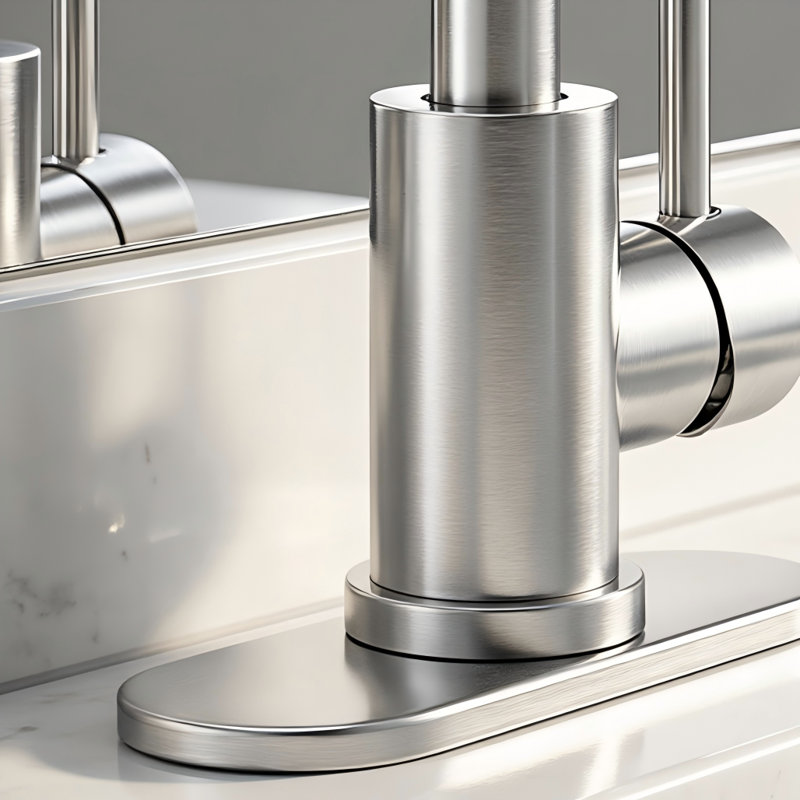 Single-Handle High-Bend Kitchen Faucet With Anti-Splash Aerator, Suitable For Multiple Scenarios Including Bathrooms, Rvs, Bars, And Toilets.