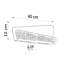 Delinia Steel Flush Mounted Sconce