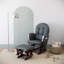 Fauteuil oscillant avec repose-pieds Hoop-1724015345