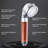Rain Handheld Shower Head 1.8 GPM GPM with Temperature-based LED
