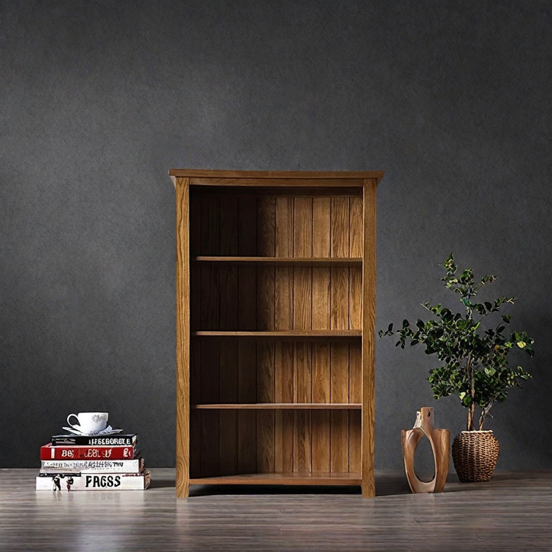 Bibliothèque rétro et classique, (4 tablettes) H 59 po x l 38,5 po x P 12,4 po