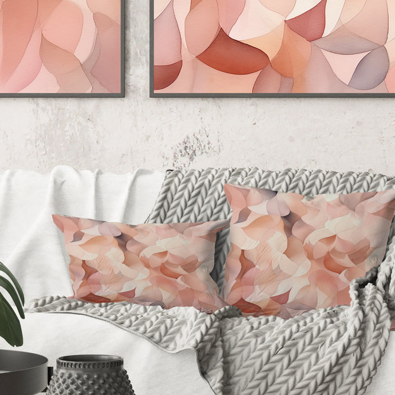 Coussin Nutshell Abstractions Abstract Watercolor IV - Abstract Shapes