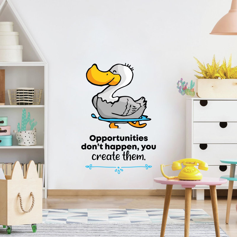 Text & Numbers Wall Decal, 10" H x 8" W x 0.05" D