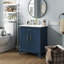 Ensemble de meuble-lavabo moderne 27,8 po avec surface peinte