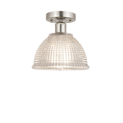 Boba Glass Semi Flush Mount