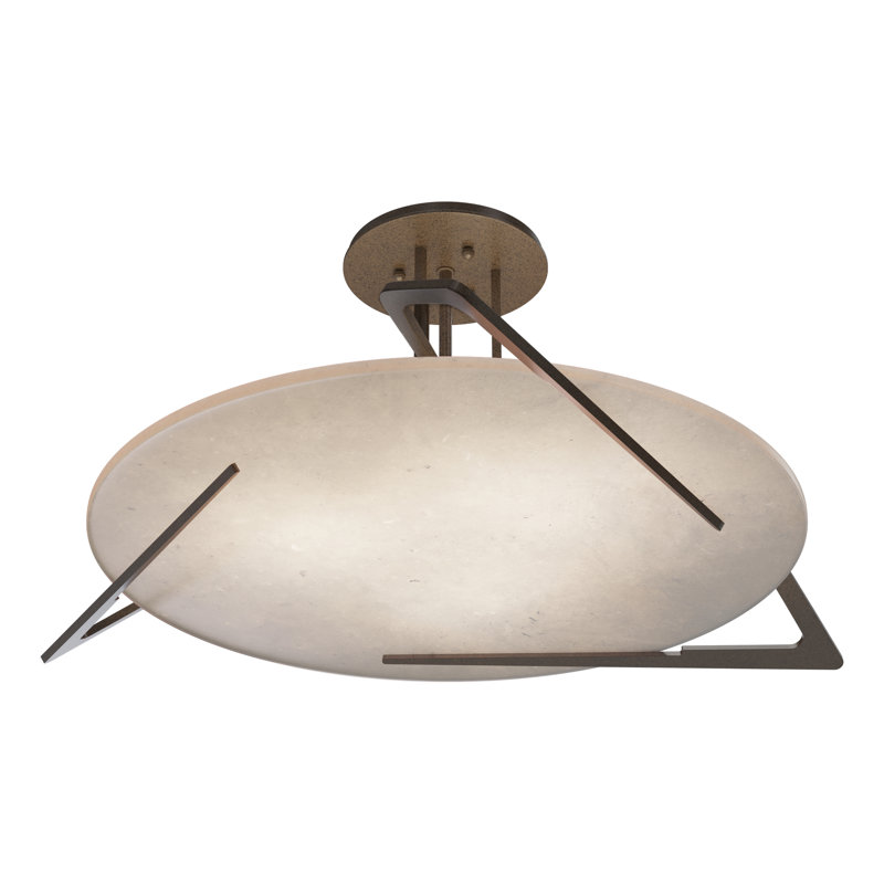 Callisto Semi Flush Mount, Bronze