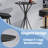 41.3''H Round Cocktail Bar Table