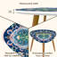 Ensemble de 2 tables basses gigognes Triangle