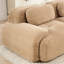Canapé d'angle modulaire Camel 82'' en velours côtelé doux, incurvé, base antidérapante, ergonomique et multipositions pour un confort optimal dans la chambre à coucher. Combinaisons multiples possibles en forme de L. Aucun assemblage requis. Mousse haute densité. Parfait pour s'asseoir à la maison.