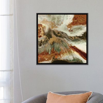« fluid cuivre », reproduction d’art sur toile