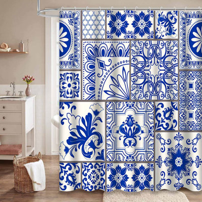 Rideau de douche Patchwork Tile
