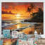Caraibe Island Sunset III - reproduction sur toile-674641865-674641860