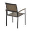 De 2 chaises en bois gris. Design industriel moderne. Chaise verticale à lattes verticales, 2, facile à assembler
