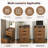 Vanity Desk With Lighted Mirror, Flip Top Makeup Dressing Table With One Stool For Bedroom, Dressing Room