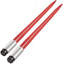 Paire de lances à foin de 39 po, capacité de 3000 lb, lances à balles carrées à fixation rapide 1 3/4 po, fourches à balles à revêtement rouge, pique à foin avec écrou hexagonal et manchon pour chargeurs