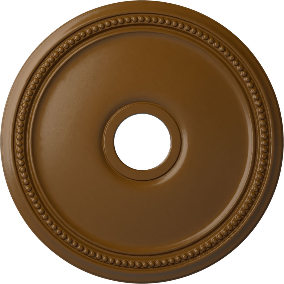 Endurathane Diane Ceiling Medallion, 18"OD x 3 5/8"ID x 1 1/8"P (Fits Canopies up to 5 3/8") Ekena Millwork 