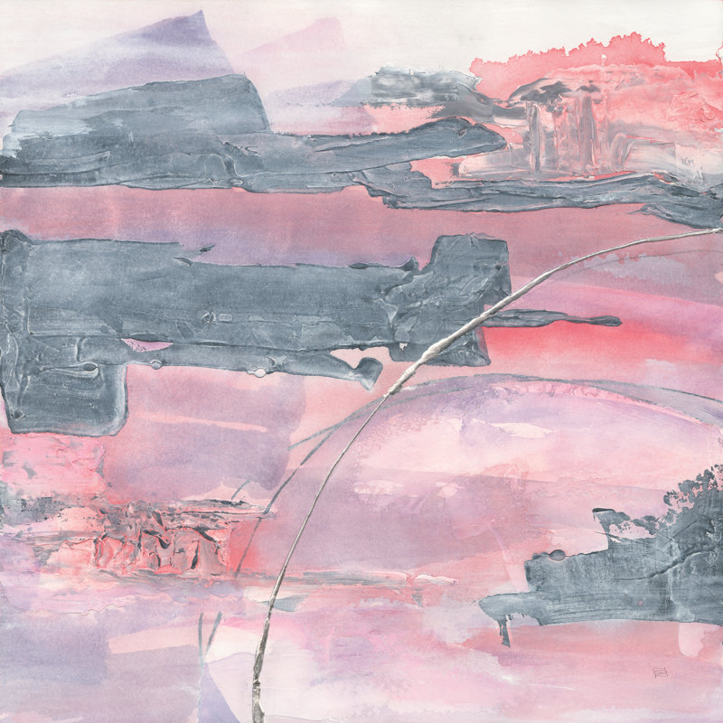 Whitewashed Blush II - Wrapped Canvas Painting, 122cm H x 122cm W x 3.8cm D