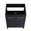 Meuble-lavabo autoportant 24 po - Châtaignier noir avec rangement pratique 24 po-1586035259