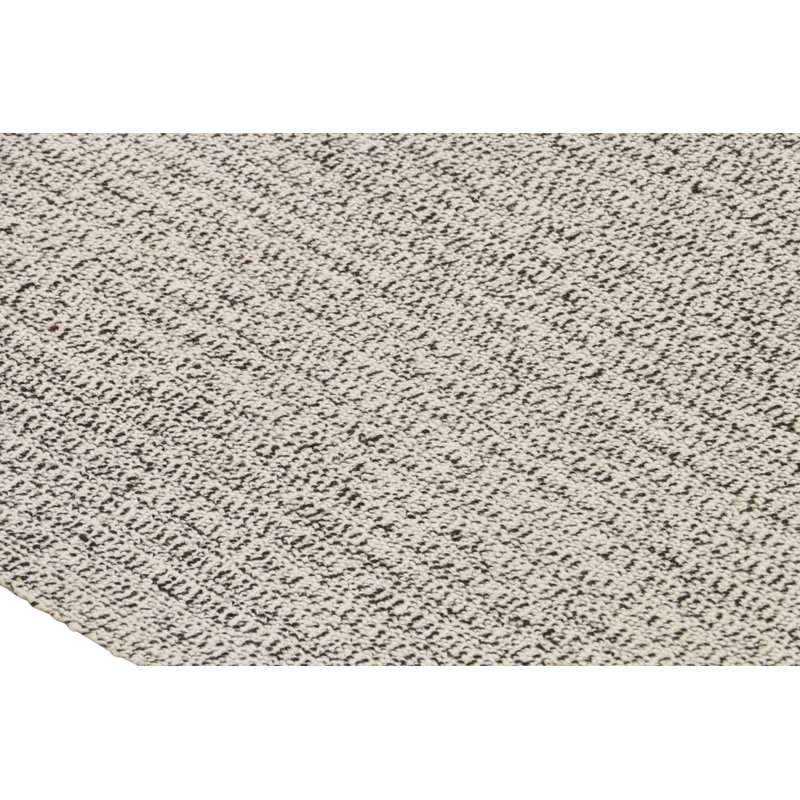 Hand Knotted Wool Area Rug in Gray