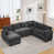 7 Seater Left Chaise Couch