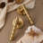 Brass Diamond Pattern Designer Model Privacy Door Lever-107376564
