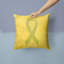 Housse de coussin d'extérieur carré Ribbon for Sarcoma, Bone or Bladder Cancer-184573750