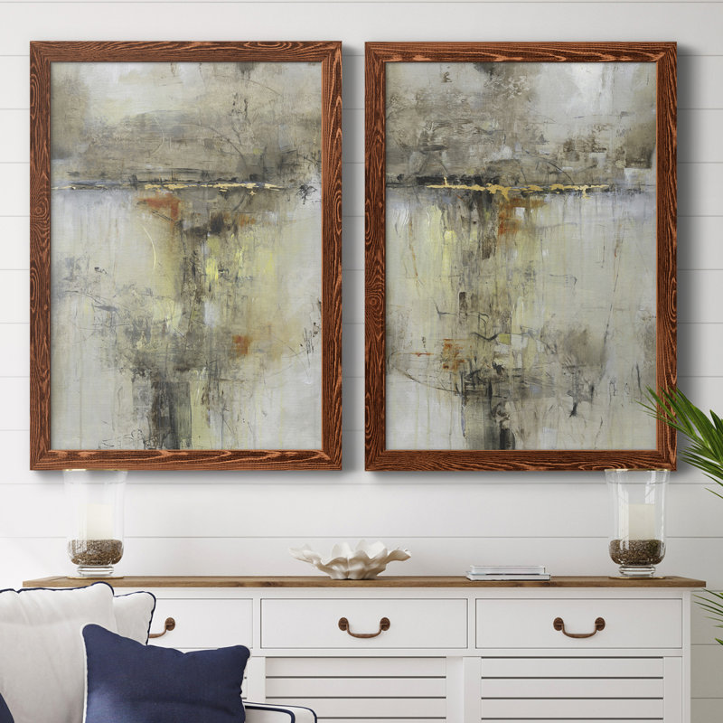 Cross Over I, toile encadrée de qualité supérieure - prête à être accrochée, H 43,5 po x l 31,5 po x P 1 po