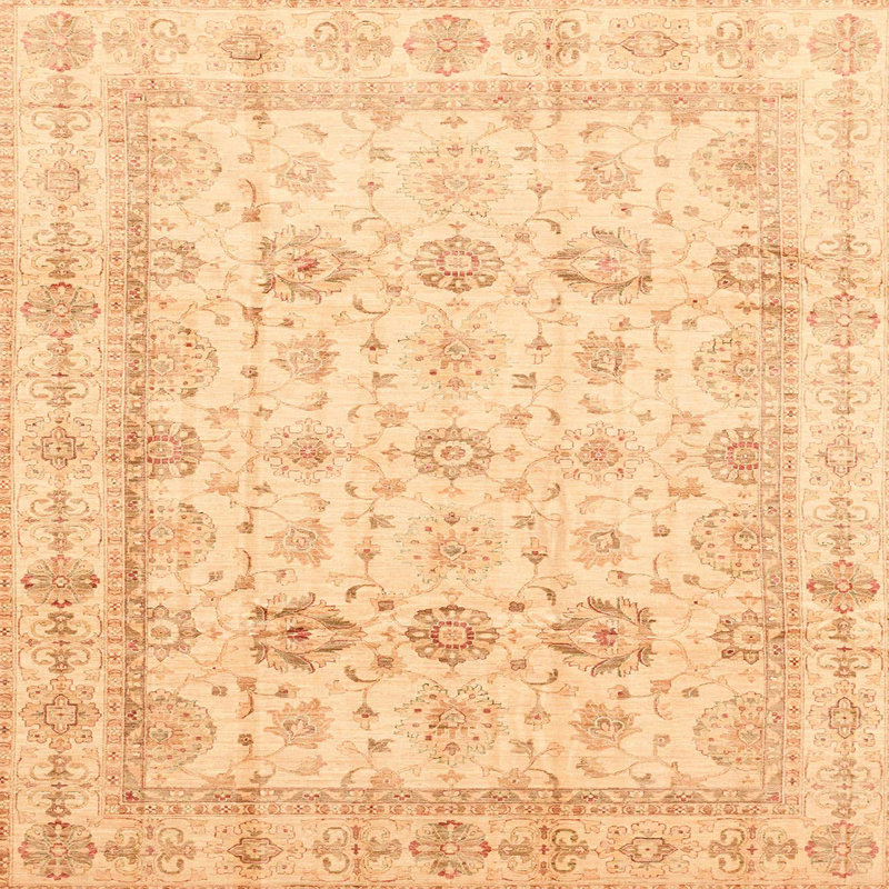 Tapis abstrait moderne 3880, Carré 8 pi