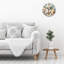 Décoration murale étoile de mer blanche 12 po x 12 po