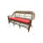 Structure brun foncé / coussin rouge n'est pas disponible