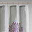 Rideau de douche à imprimé floral