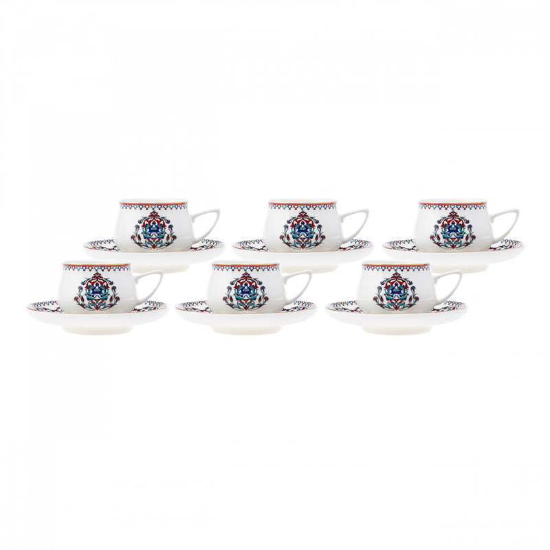 Porcelain Espresso Cup and Saucer