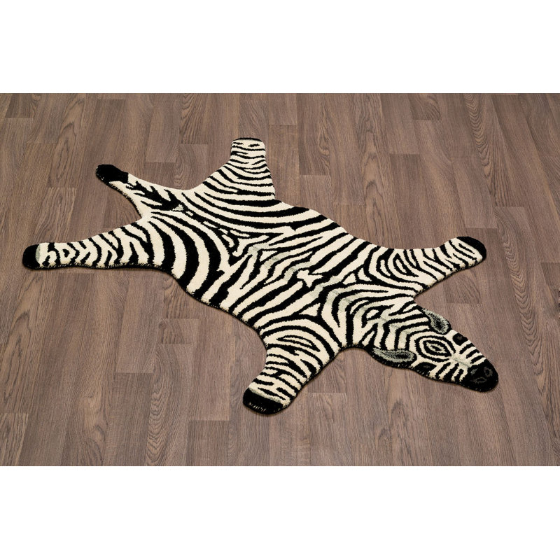 Chad Leather Animal Print Indoor Rug
