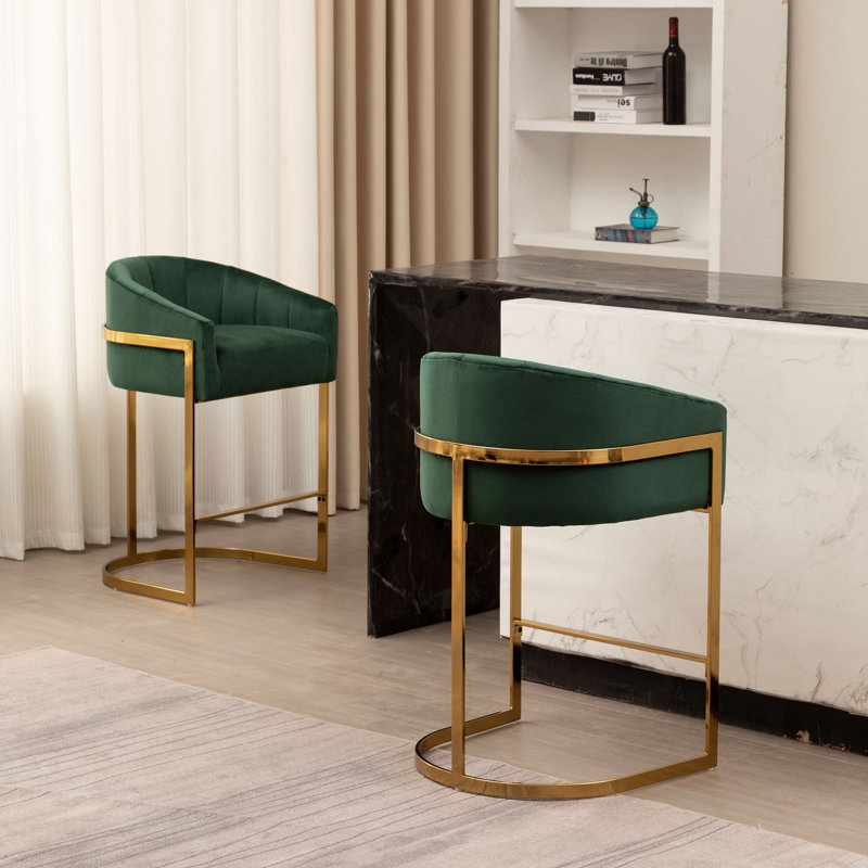 Tabouret de bar Johnnice , Vert