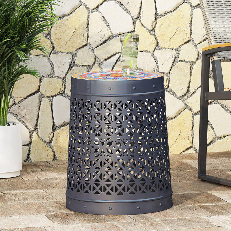 End Table, Dark Blue