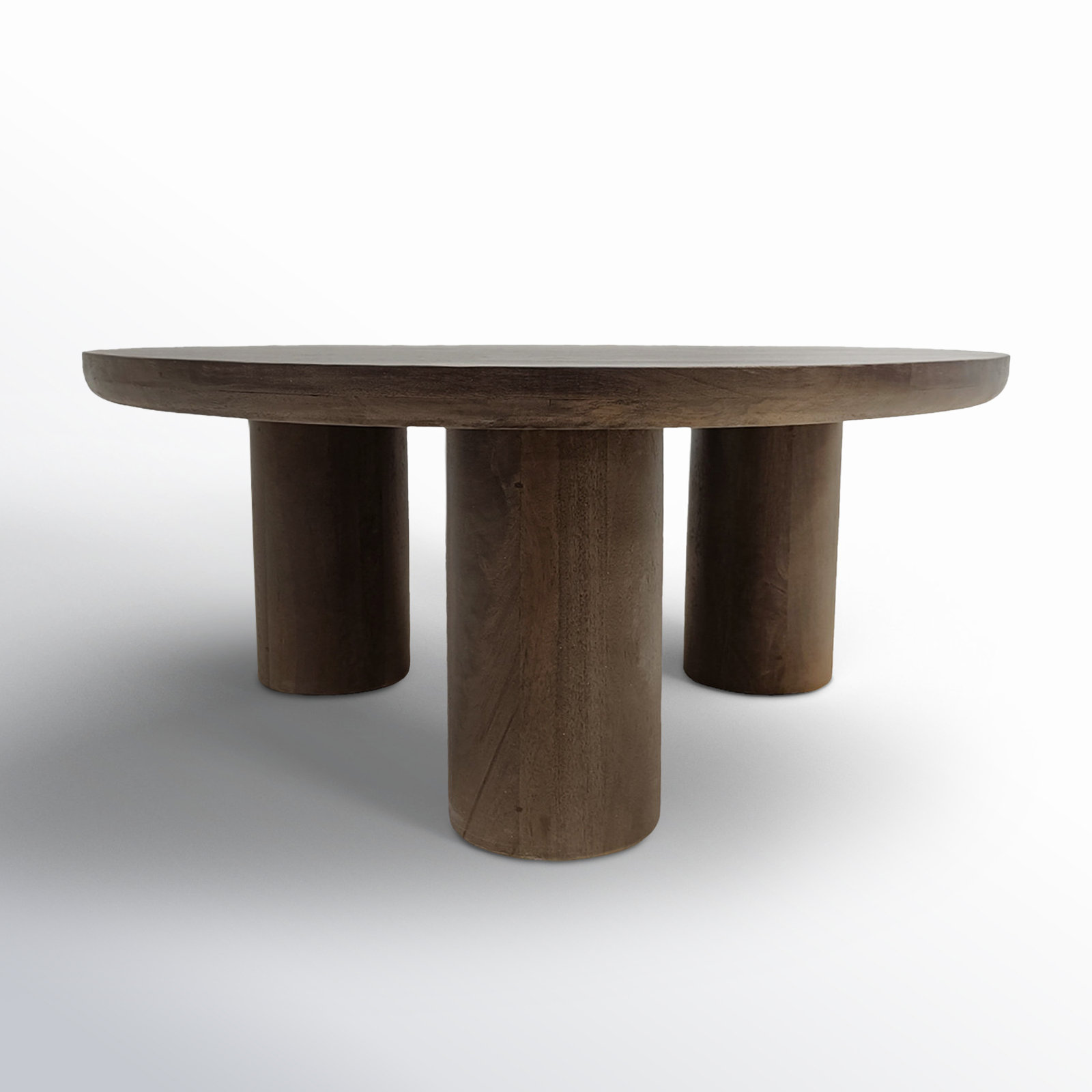 Columnia 40" Mango Coffee Table, Cocoa Brown