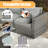 Almeria 8 - Person Modular Patio Conversation Set with Cushions-823032511