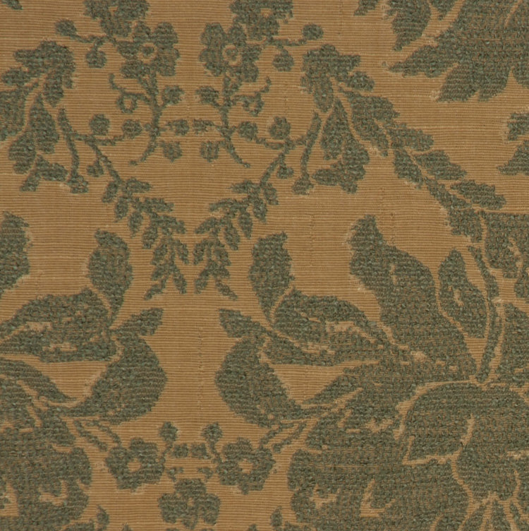 Allure Fabric, Gray/Yellow