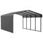 Abri d'auto en acier avec 1 ensemble de parois latérales, 12 x 20 x 7-96101649