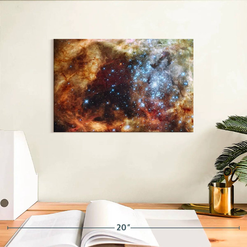 Amas d'étoiles globulaires Oberle, H 8 po x l 12 po
