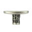 TILE OVAL KNOB; ANTIQUE NICKEL