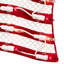 Décoration de fenêtre en forme de drapeau américain éclairé 14 po