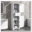 Armoire de rangement autoportante avec portes et tiroirs, tablette réglable-887551075