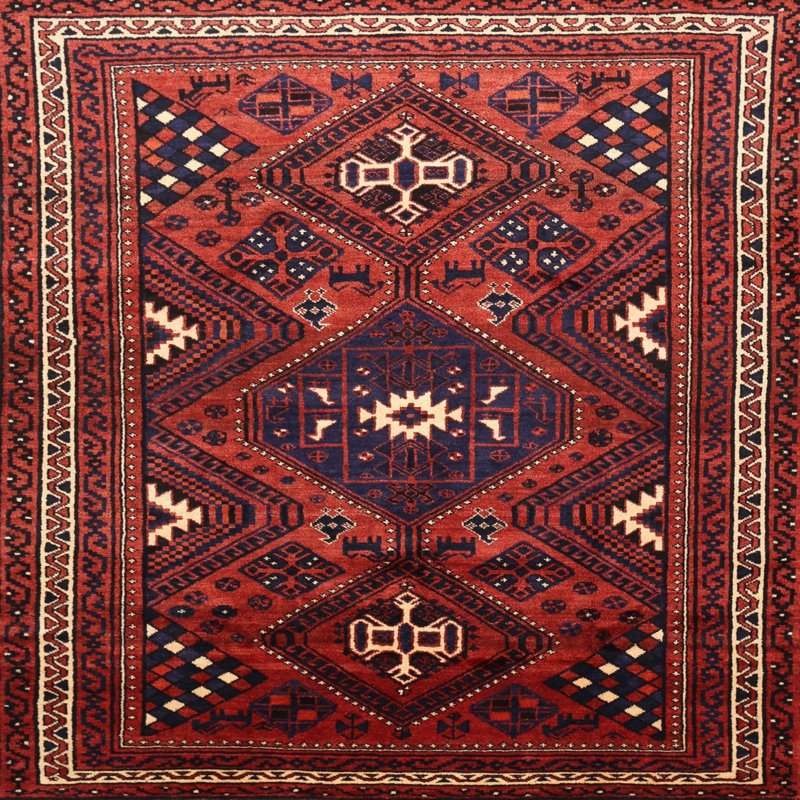 Oriental Indoor Rug, Square 6'