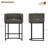 26" Upholstered Counter Stool with Metal Frame-123103710