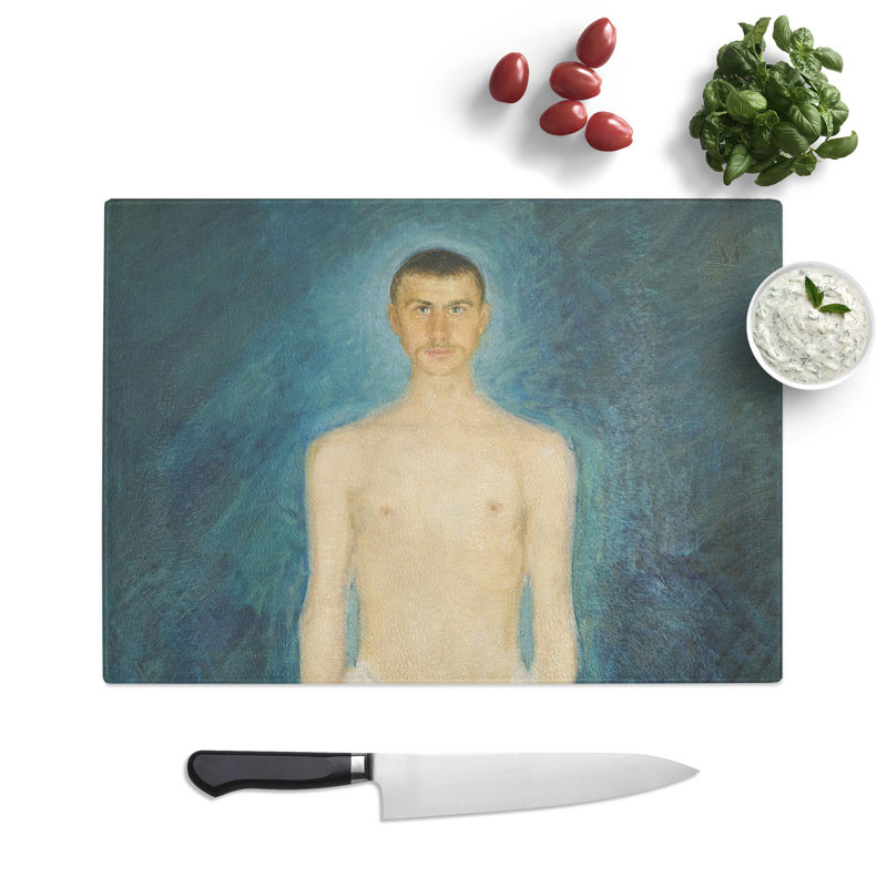 Self-Portrait Vol.3 by Richard Gerstl Chopping Board, 0.4cm H x 28.5cm W x 39cm L